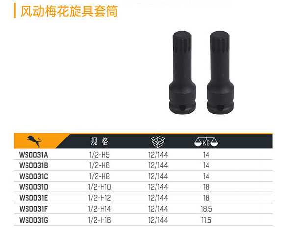 風(fēng)動梅花旋具套筒